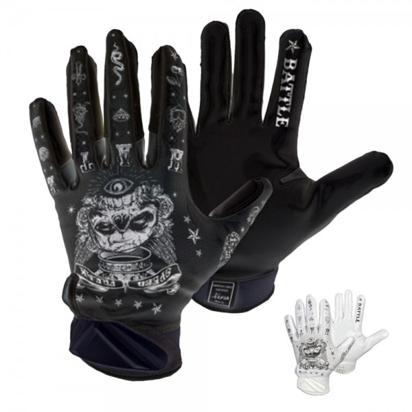 Battle &quot;Speed Freak&quot; Cloaked Receiver Gloves