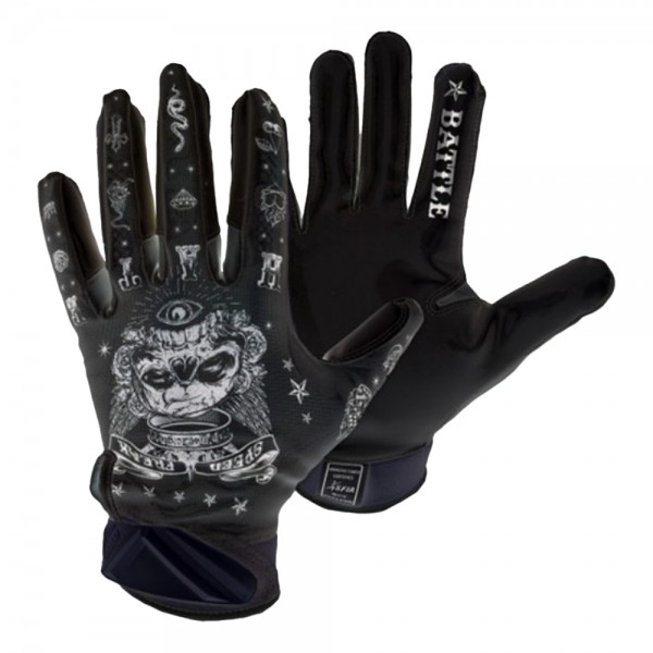 Battle &quot;Speed Freak&quot; Cloaked Receiver Gloves