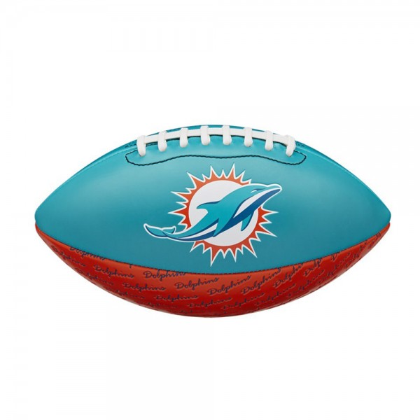 Wilson NFL Peewee Miami Dolphins Logo Football