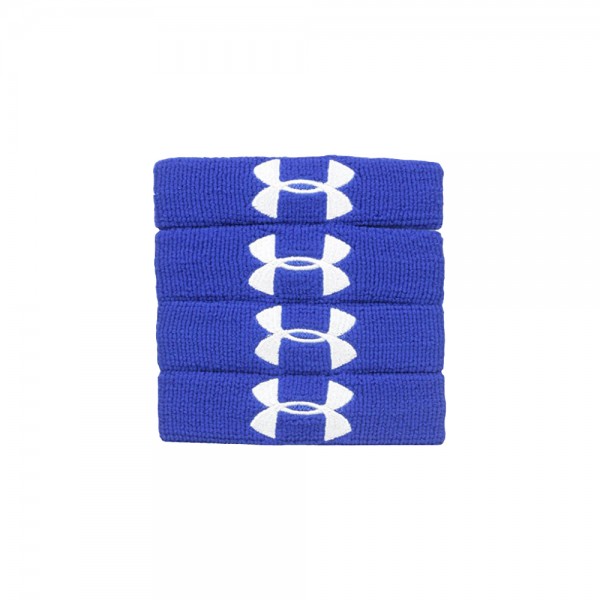 Under Armour Wristband 1&quot;, 4er Pack Royal