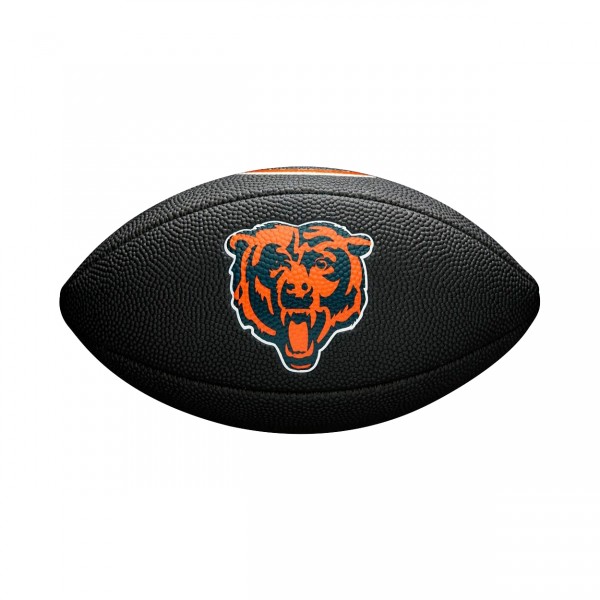 Schwarzer Mini Football Wilson NFL Chicago Bears Logo