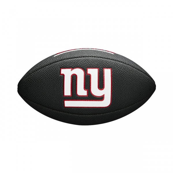 Schwarzer Mini Football Wilson NFL New York Giants Logo
