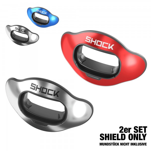 Shock Doctor 2er Set Interchange Shields für den Interchange Mundstück