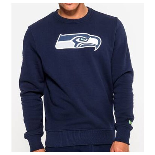 New Era NFL Team Logo Crew Sweater Seattle Seahawks