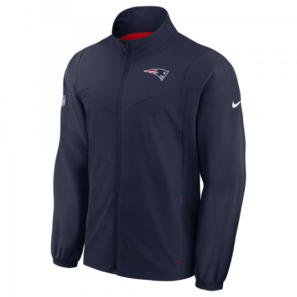 Nike NFL Woven FZ Jacket New England Patriots, navy-rot