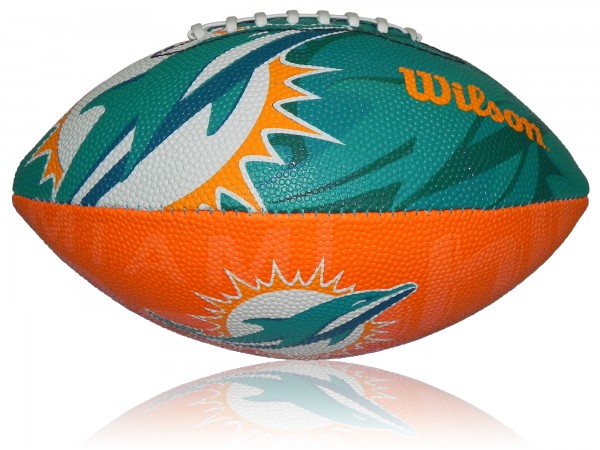 Miami Dolphins Wilson NFL Junior Logo Football