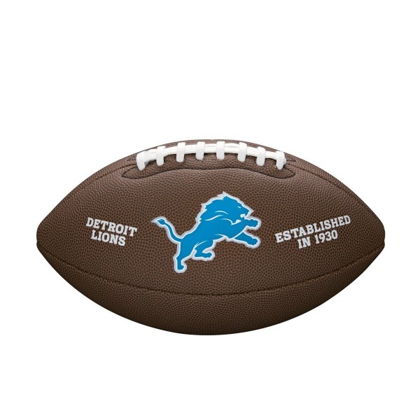 Wilson NFL Team Logo Composite Football Detroit Lions