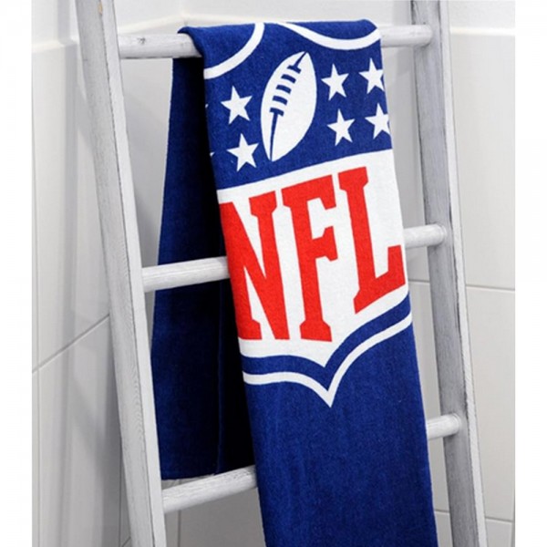 NFL Badetuch mit NFL Shield Logo - 75cm x 150cm Navy